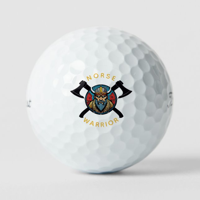 Norse Warrior Golf Balls (Front)