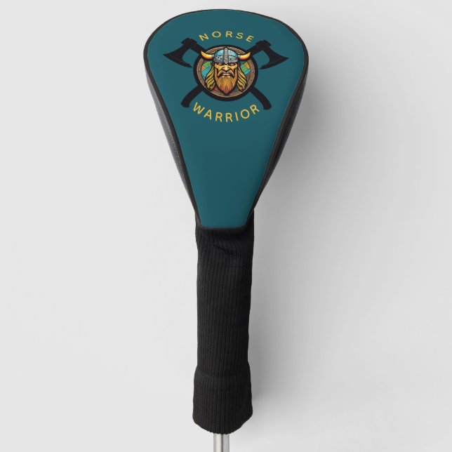 Norse Warrior Golf Head Cover (Front)