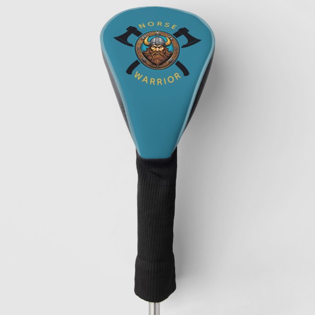 Norse Warrior Golf Head Cover (Front)