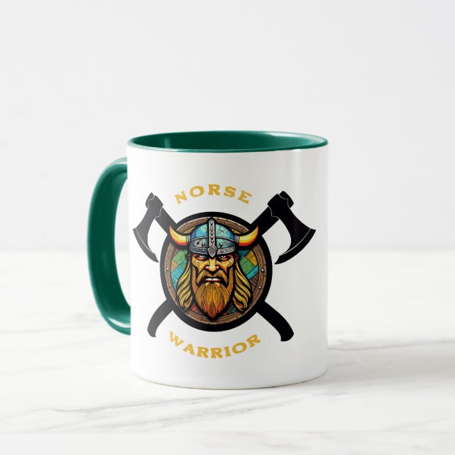 Norse Warrior Mug (Front Left)