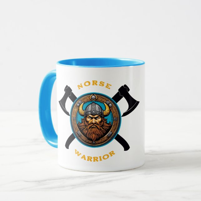 Norse Warrior Mug (Front Left)