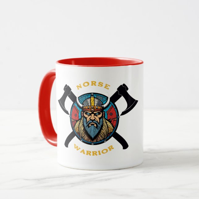 Norse Warrior Mug (Front Left)