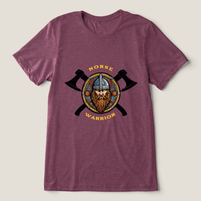 Norse Warrior Tri-Blend Shirt (Design Front)