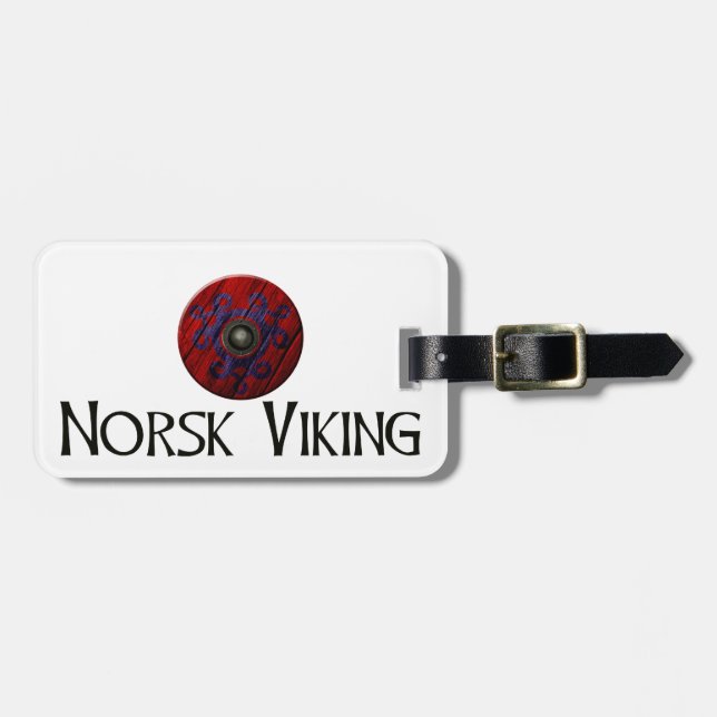 Norsk Viking Luggage Tag (Front Horizontal)