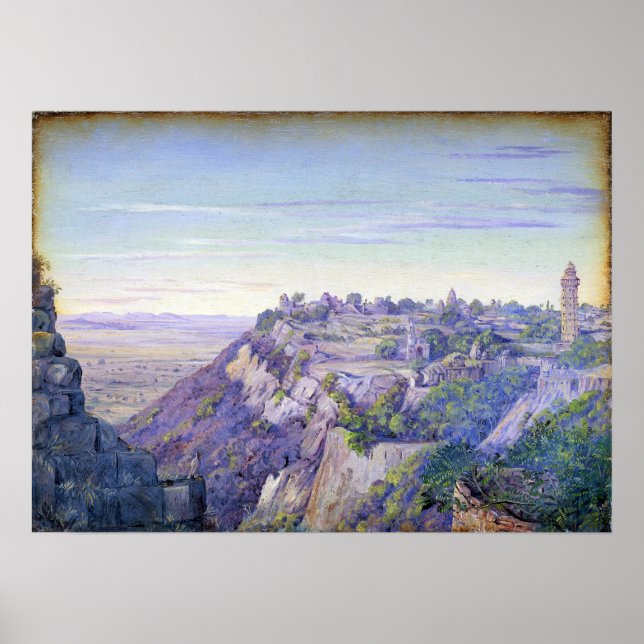 North - A Painting Of The Fort Poster (Front)