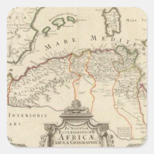 North Africa 3 Square Sticker