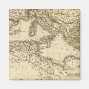 North Africa, Mediterranean Sea Magnet