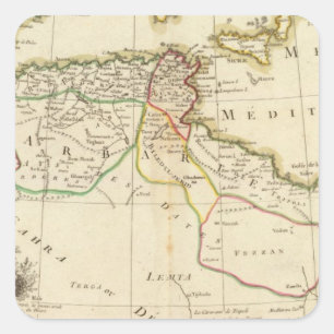 North Africa Square Sticker