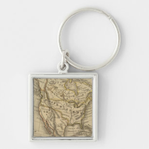 North America 10 Key Ring