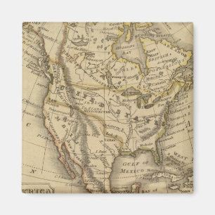 North America 10 Magnet