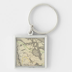 North America 11 Key Ring