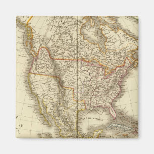 North America 13 Magnet