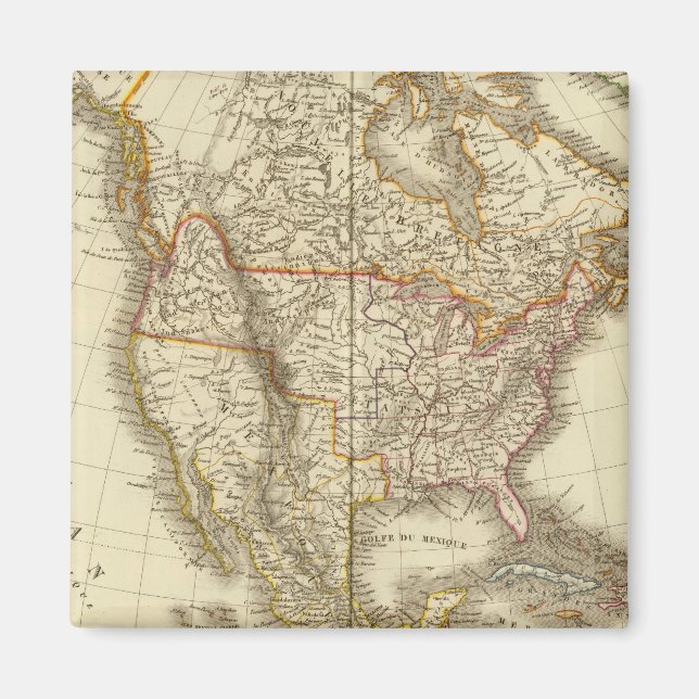 North America 13 Magnet (Front)