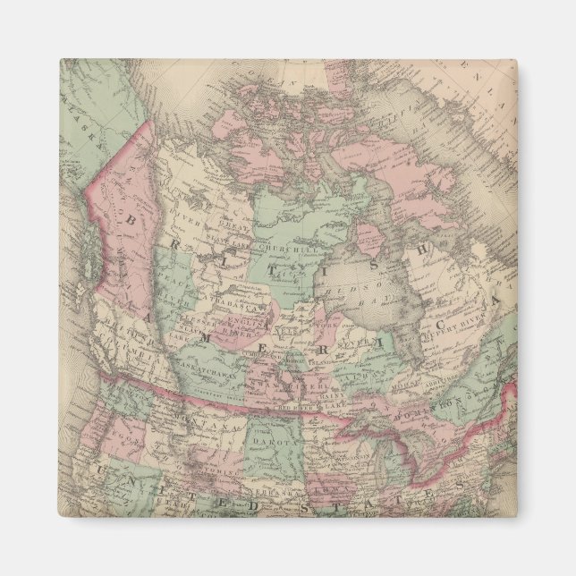 North America 14 Magnet (Front)