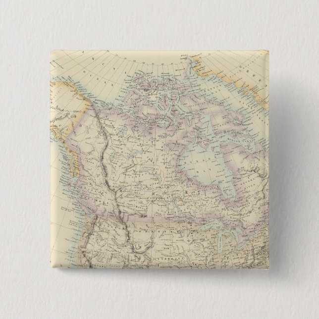 North America 15 Cm Square Badge (Front)