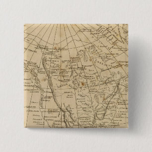 North America 15 Cm Square Badge
