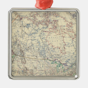 North America 20 Metal Tree Decoration