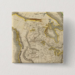 North America 22 15 Cm Square Badge