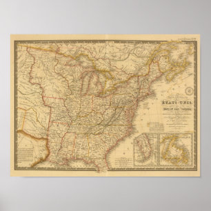 North America 24 Poster