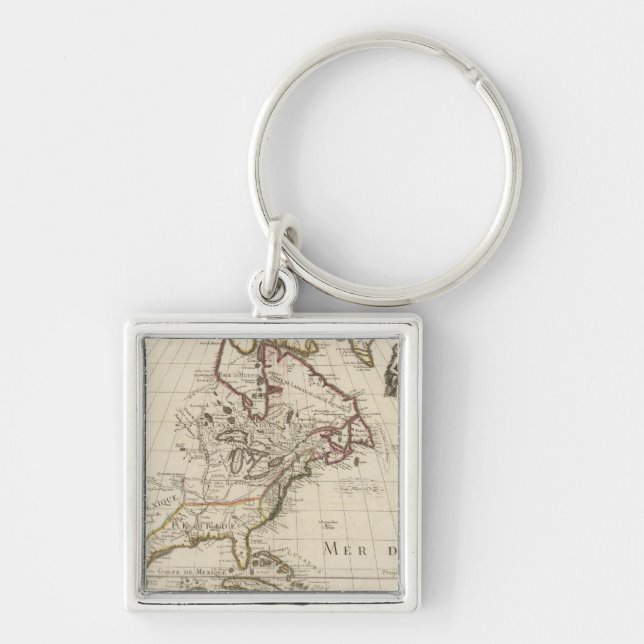 North America 2 Key Ring (Front)