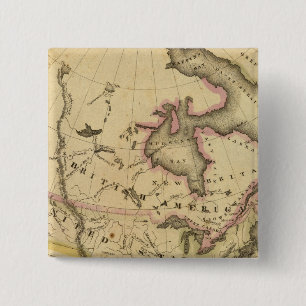 North America 37 15 Cm Square Badge
