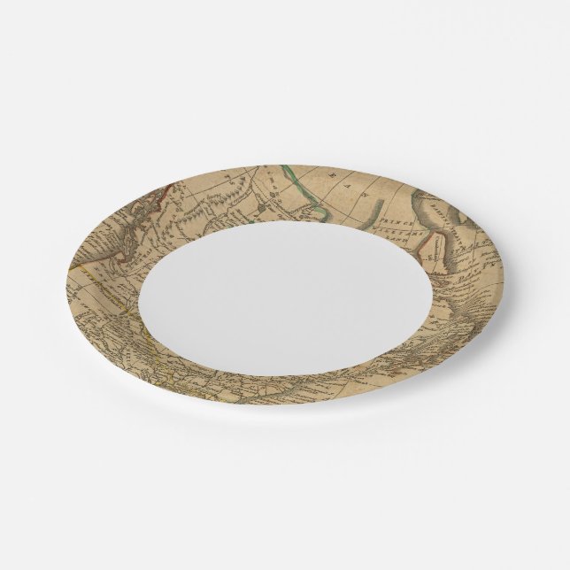 North America 3 Paper Plate (Angled)