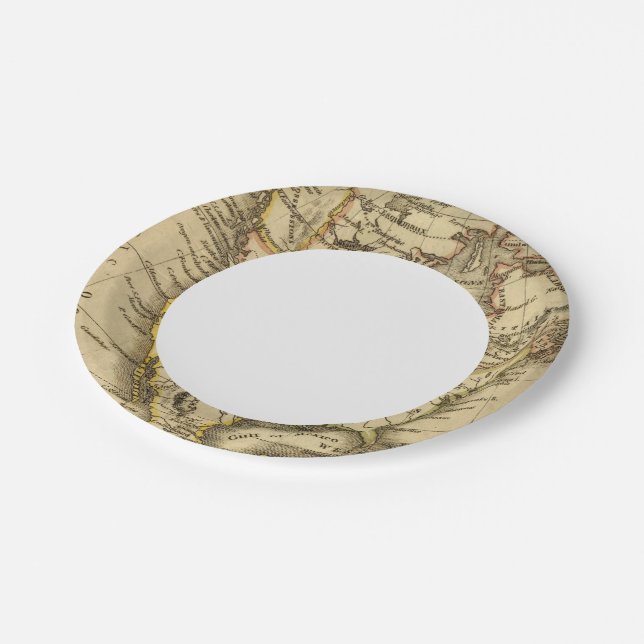 North America 40 Paper Plate (Angled)