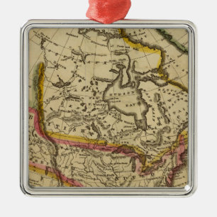 North America 42 Metal Ornament