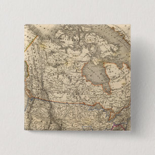 North America 45 15 Cm Square Badge