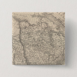 North America 4 15 Cm Square Badge