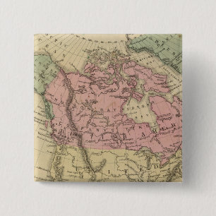 North America 6 15 Cm Square Badge