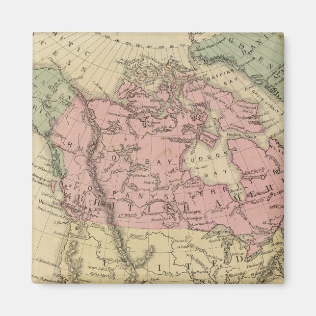 North America 6 Magnet (Front)