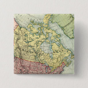North America 7 15 Cm Square Badge