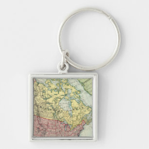 North America 7 Key Ring