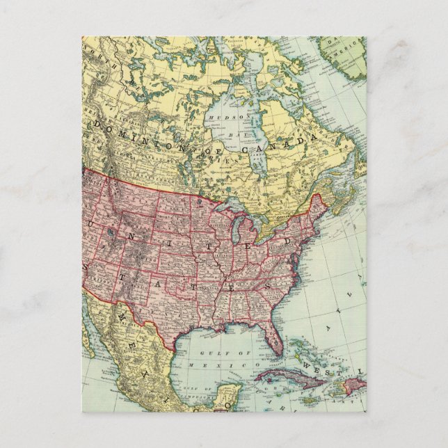 North America 7 Postcard (Front)