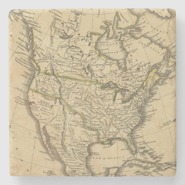 North America 7 Stone Coaster (Front)