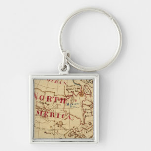 North America 8 Key Ring