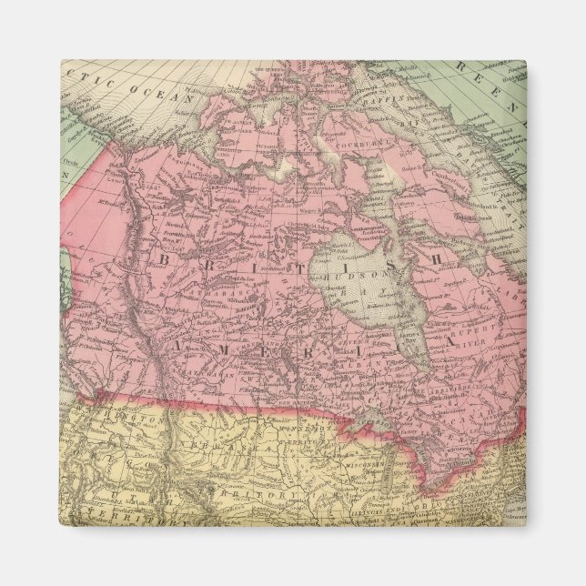 North America 8 Magnet (Front)