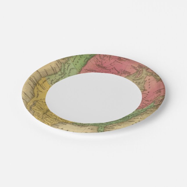 North America 9 2 Paper Plate (Angled)