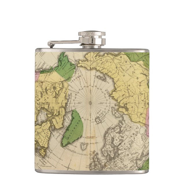 North America, Asia Hip Flask (Front)