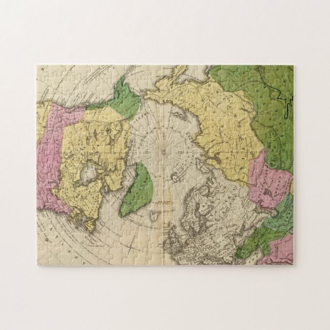 North America, Asia Jigsaw Puzzle (Horizontal)