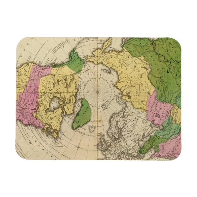 North America, Asia Magnet (Horizontal)