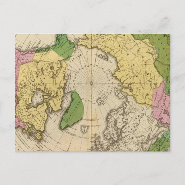 North America, Asia Postcard (Front)