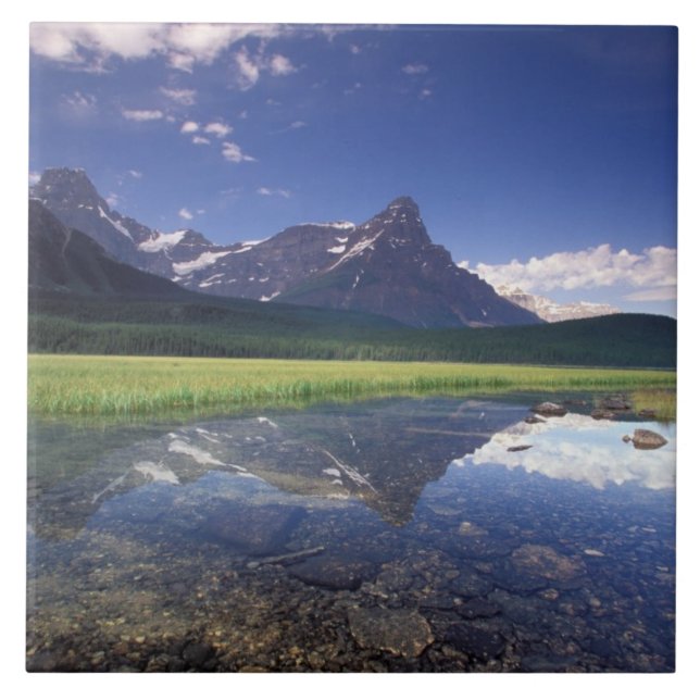 North America, Canada, Alberta, Banff National 3 Ceramic Tile (Front)