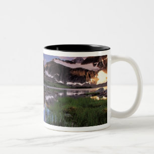 North America, Canada, Alberta, Jasper 4 Two-Tone Coffee Mug