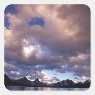 North America, Canada, Alberta, Jasper 5 Square Sticker