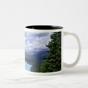North America, Canada, Alberta, Jasper 6 Two-Tone Coffee Mug