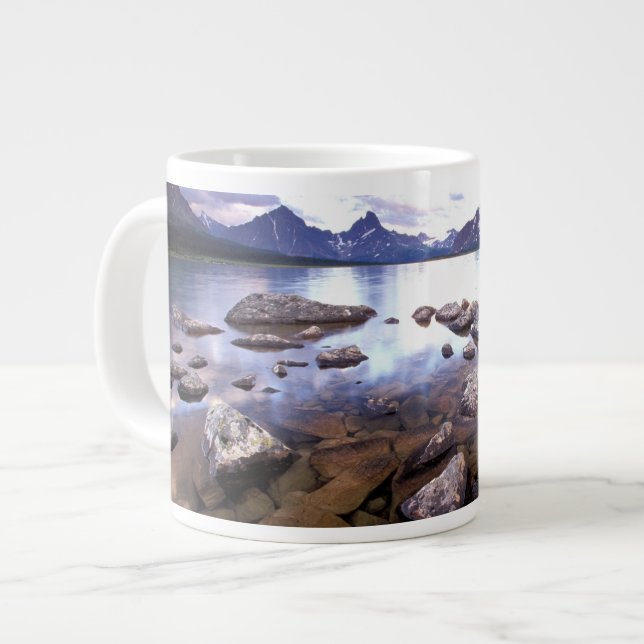 North America, Canada, Alberta, Jasper National Large Coffee Mug (Front Left)
