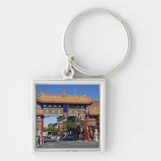 Square Key Rings Design North America, Canada, British Columbia, 3 Key Ring | Zazzle