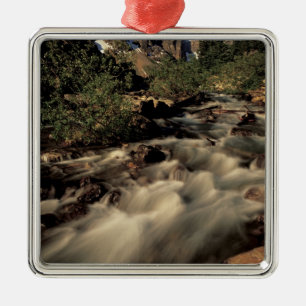 North America, Canada, Canadian Rockies, Banff Metal Tree Decoration
